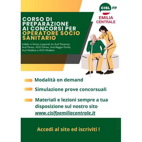 Personale OSS in ambito sanitario e socio sanitario